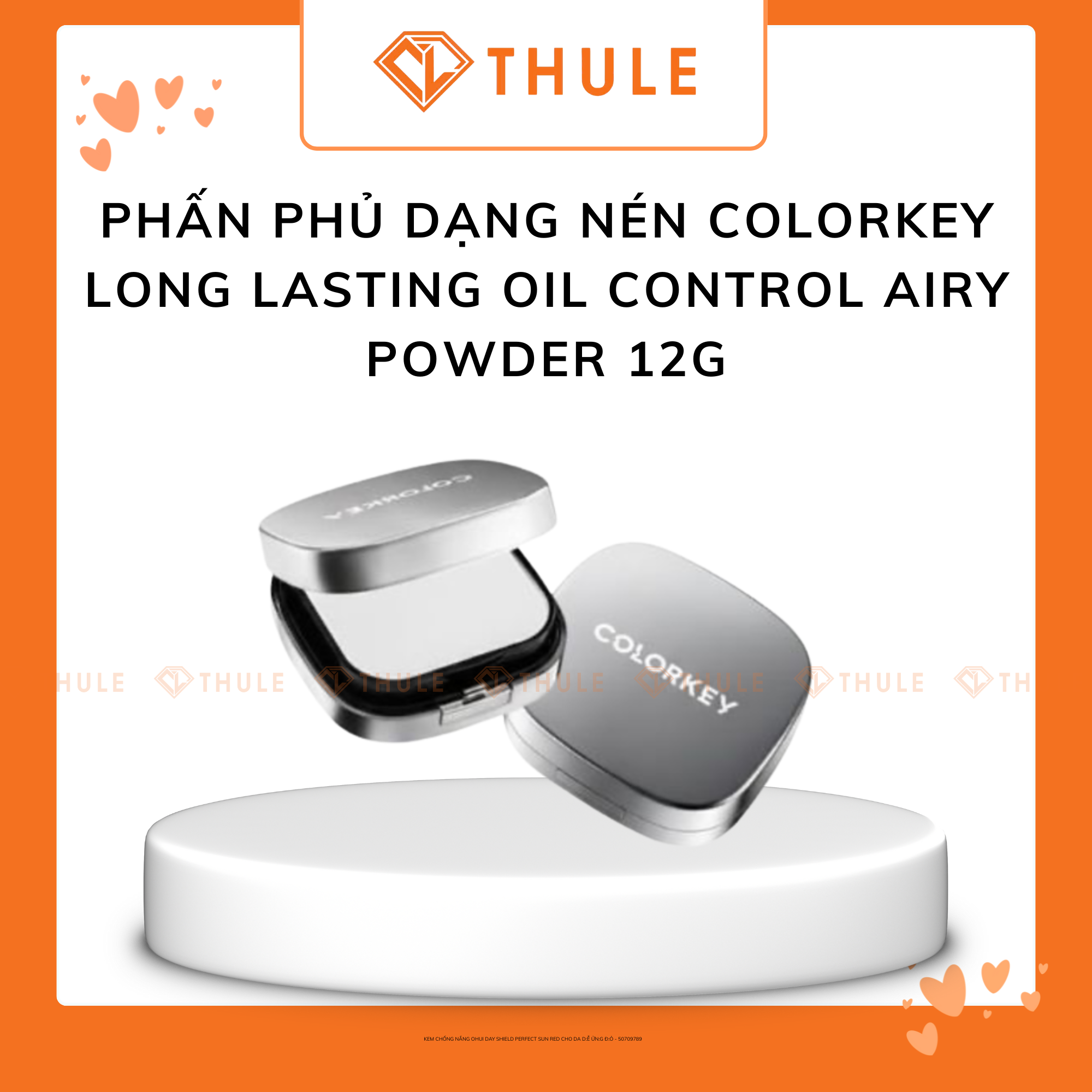 PHẤN PHỦ DẠNG NÉN COLORKEY LONG LASTING OIL CONTROL AIRY POWDER